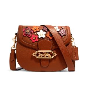 Coach Jade dasiy saddle bag/ keychain